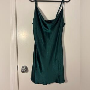 Emerald Green Slip Dress